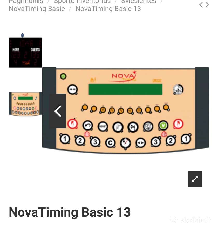 Novatiming Basic 13 švieslentė su stumdomu stovu - nuotraukos Nr. 3