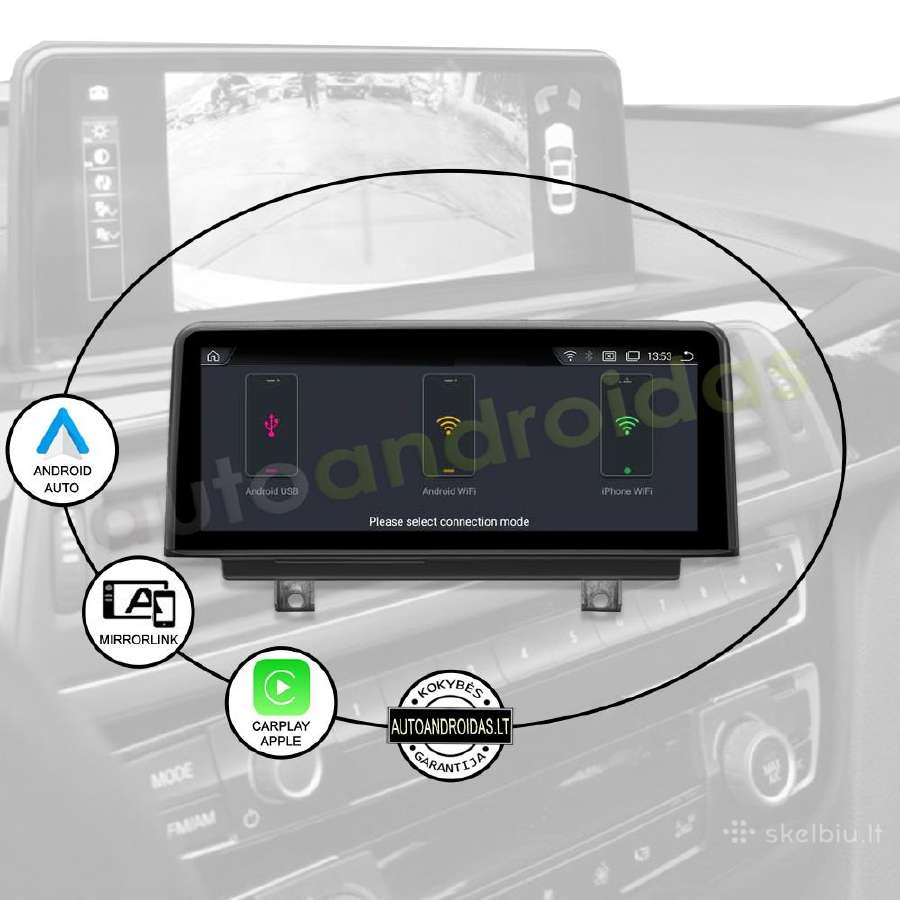 Bmw 1 F20 F21 2 F23 2011-17 Android multimedia - nuotraukos Nr. 10