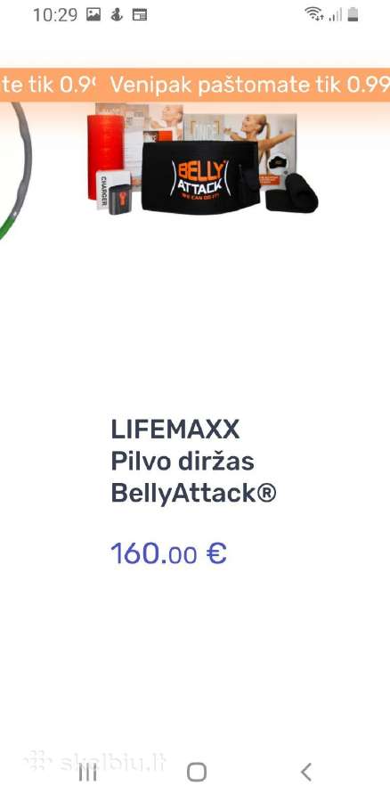 Pilvo dirzas Lifemaxx - nuotraukos Nr. 6