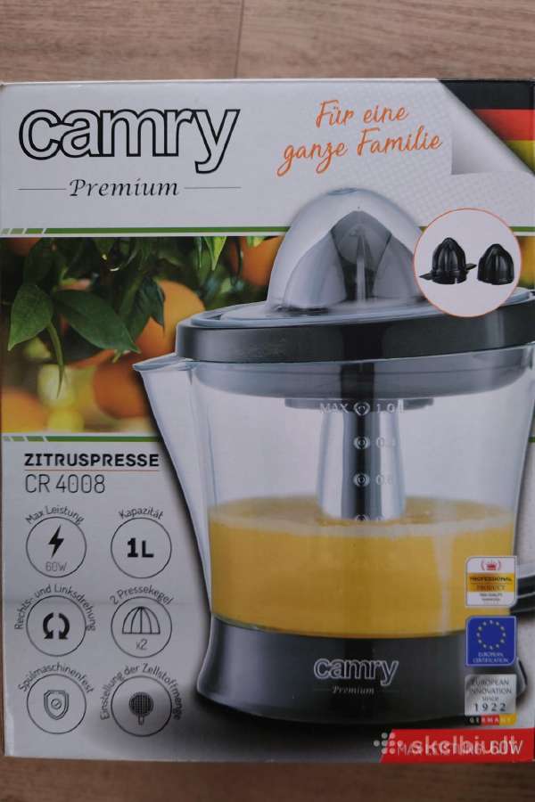 Citrusinių vaisių sulčiaspaudė Camry - nuotraukos Nr. 6