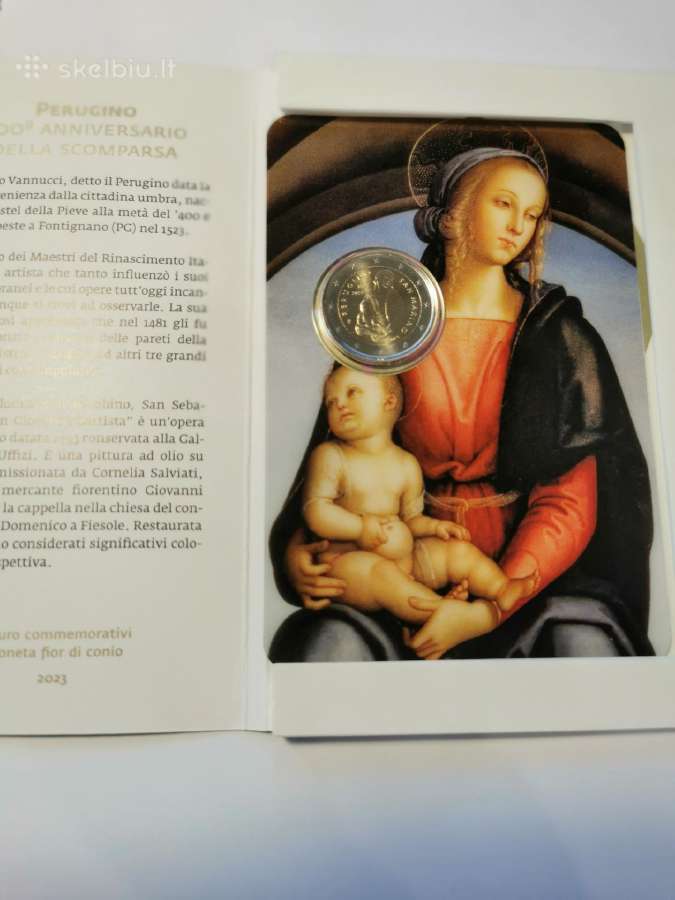 2023 San Marino Perugino 2 eurų proginė gera kaina - nuotraukos Nr. 2