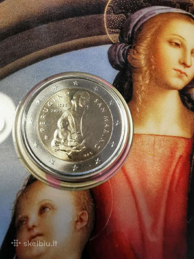 2023 San Marino Perugino 2 eurų proginė gera kaina - nuotraukos Nr. 3
