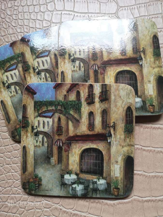 Matop home kamštinės medžiagos padėkliukai 4vnt.