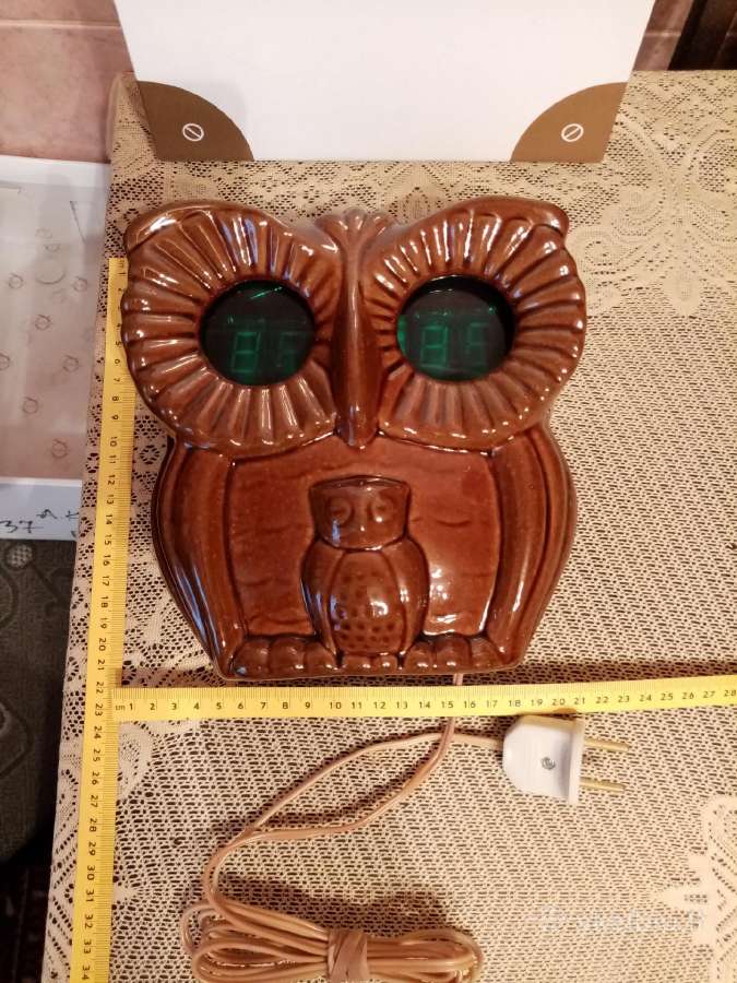 CcccccCCCP laikrodis Pelėda. Elektroninis - Veikia