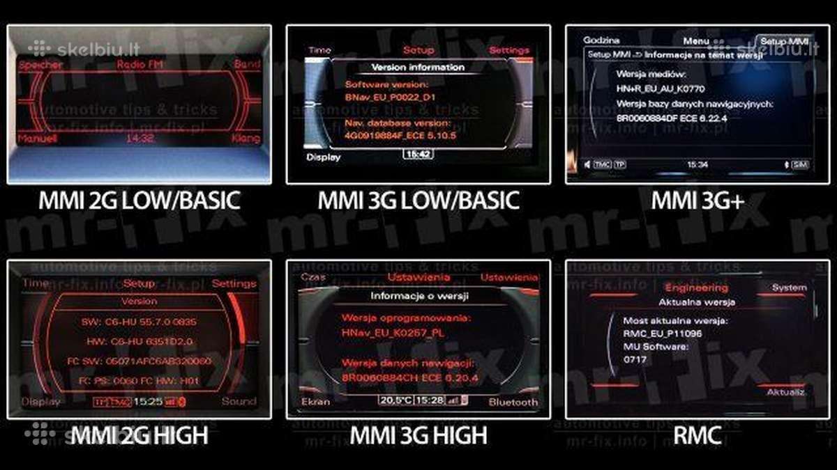 Audi A4,a5,a6,q5,q7,s5 Mmi 3g Bt įdiegimas muzikai - nuotraukos Nr. 5