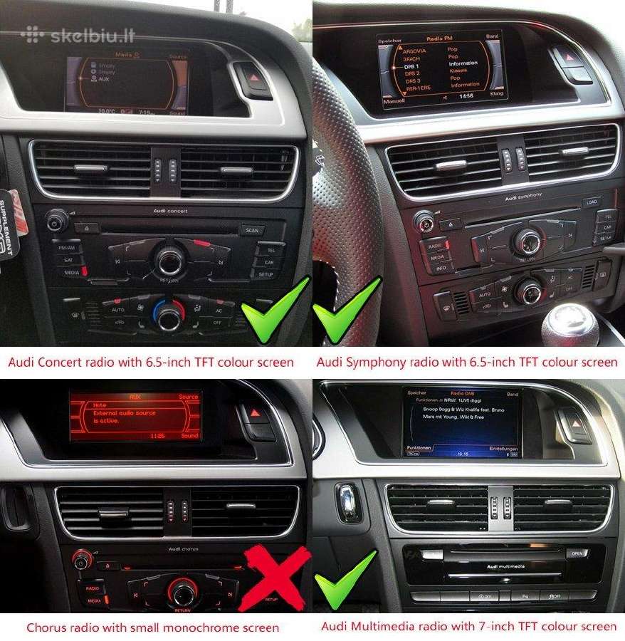 Audi A4,a5,a6,q5,q7,s5 Mmi 3g Bt įdiegimas muzikai - nuotraukos Nr. 6