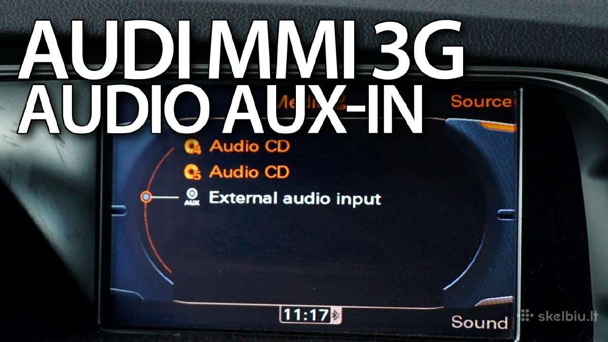 Audi A4,a5,a6,q5,q7,s5 Mmi 3g Bt įdiegimas muzikai - nuotraukos Nr. 3