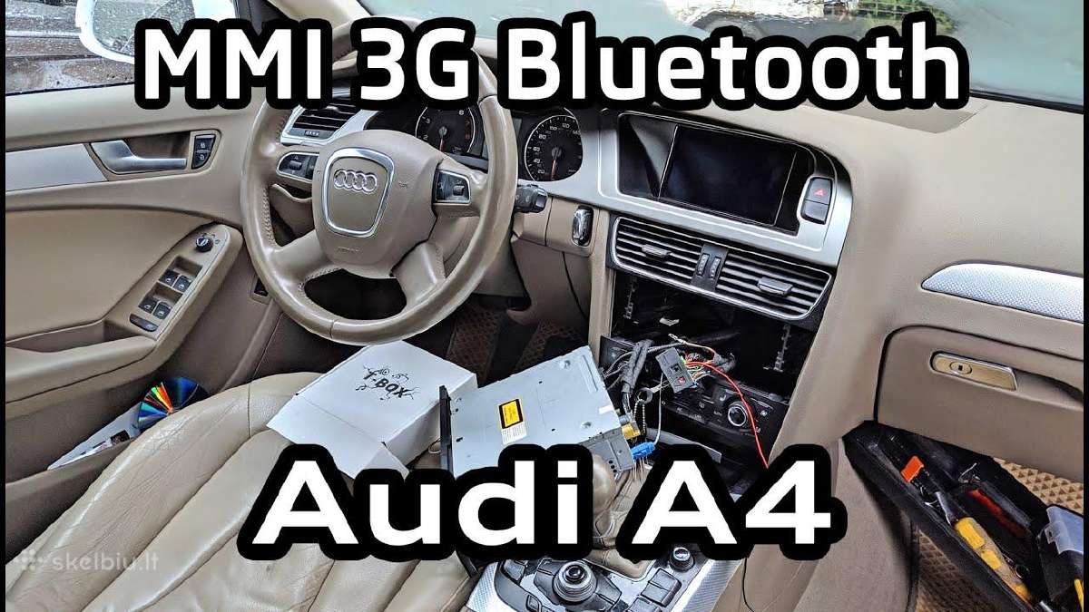 Audi A4,a5,a6,q5,q7,s5 Mmi 3g Bt įdiegimas muzikai - nuotraukos Nr. 2