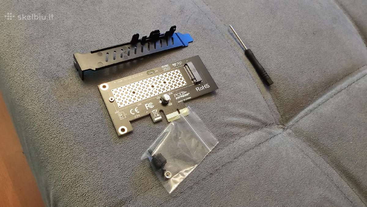 Pcie to SSD M.2 Nvme adapter ir Pcie x4 x8 x16
