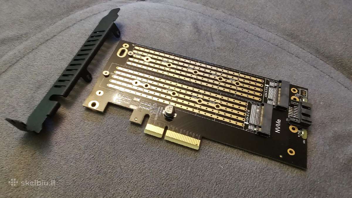 Pcie to SSD M.2 Nvme adapter ir Pcie x4 x8 x16 - nuotraukos Nr. 8