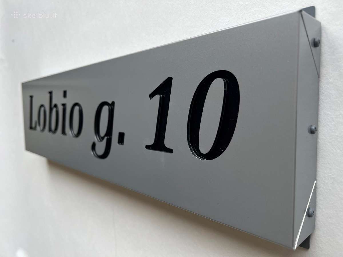 Šviečiančias LED adreso ir namo numerio lentelės - nuotraukos Nr. 8