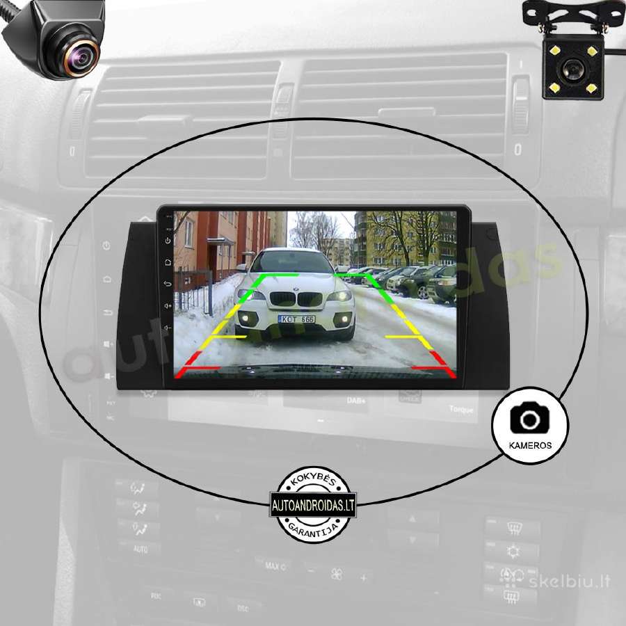 Bmw 5 E39 Bmw X5 E53 1995-07 Android multimedia - nuotraukos Nr. 7
