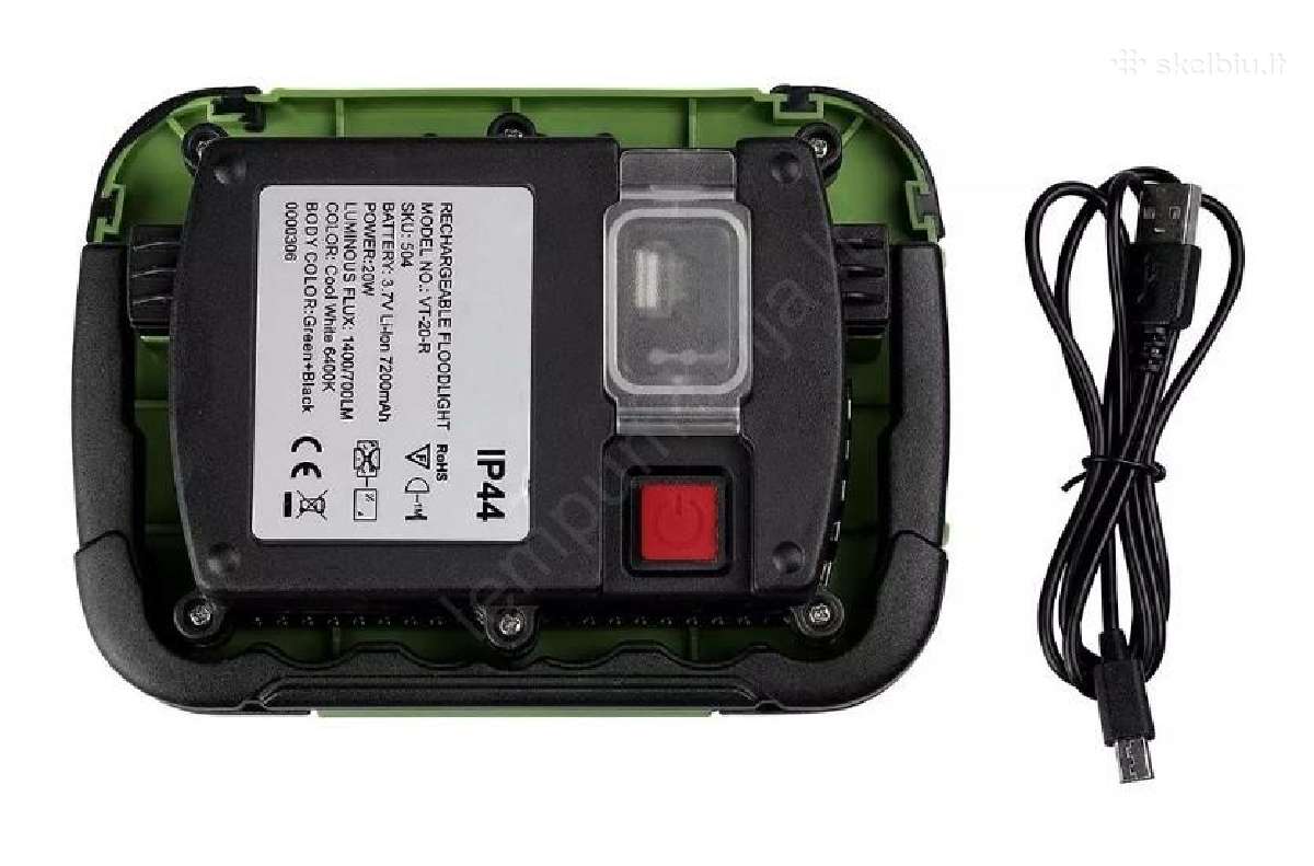 Įkraunamas LED prožektorius V-tac Samsung - nuotraukos Nr. 2