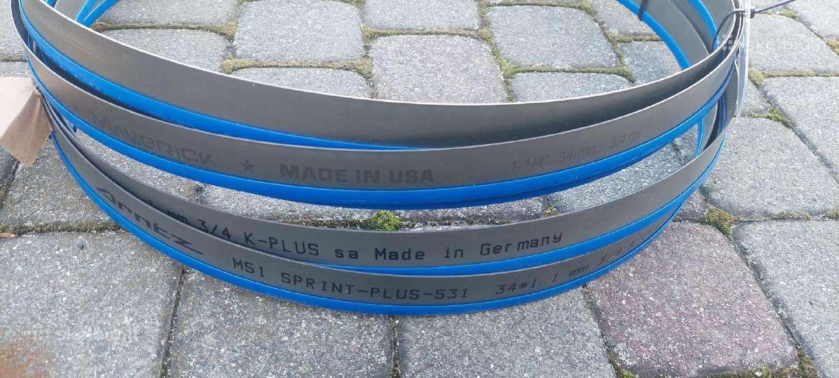 Diskinis pjūklas, pjovimo juosta