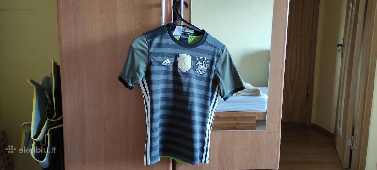 Adidas Vokietijos vaikiški futbolo marškinėliai