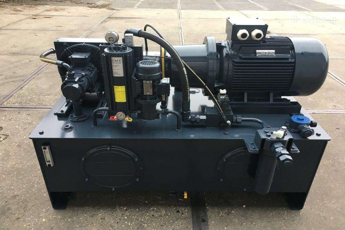 22 kw hidraulinė stotis su valdymu ir aušintuvais