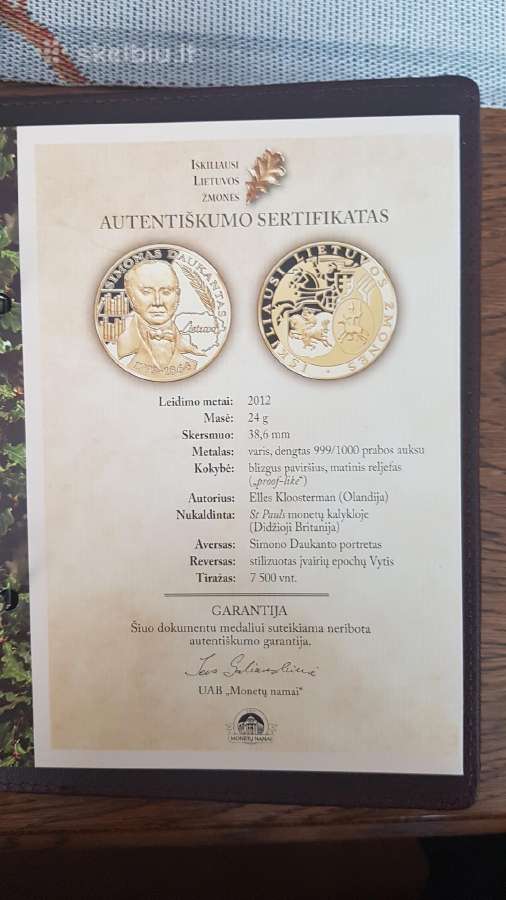 Parduodu proginius medalius - nuotraukos Nr. 7