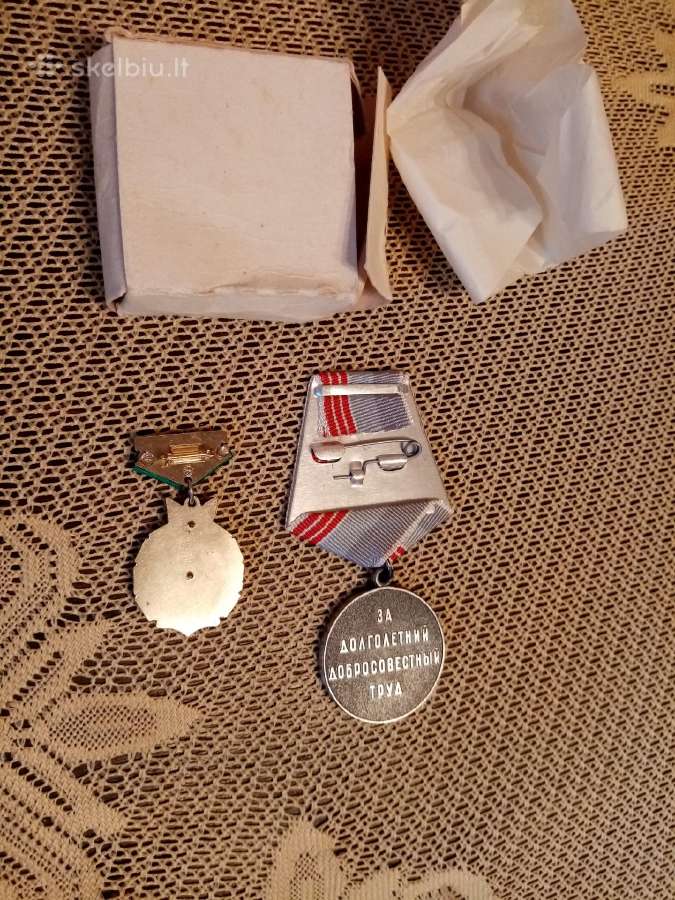 CcccCCCP medalis ir medaliukas Vlksm Komjaunimo Or - nuotraukos Nr. 4