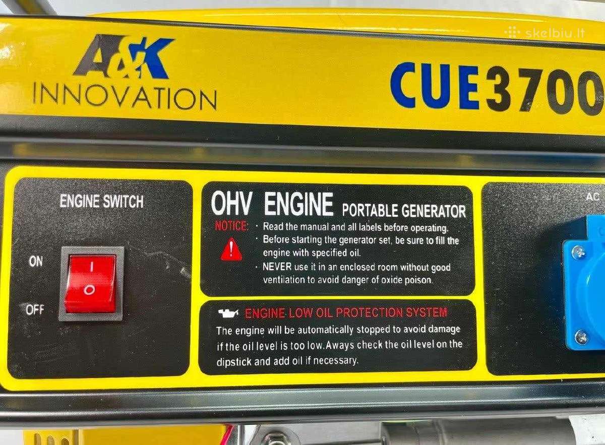 Benzininis generatorius 2.8kw - nuotraukos Nr. 14