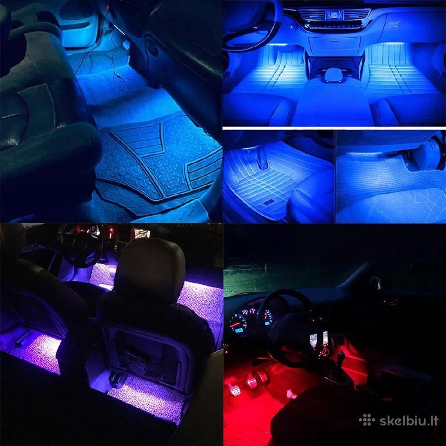 Automobilio LED Rgb Apšvietimas - nuotraukos Nr. 3