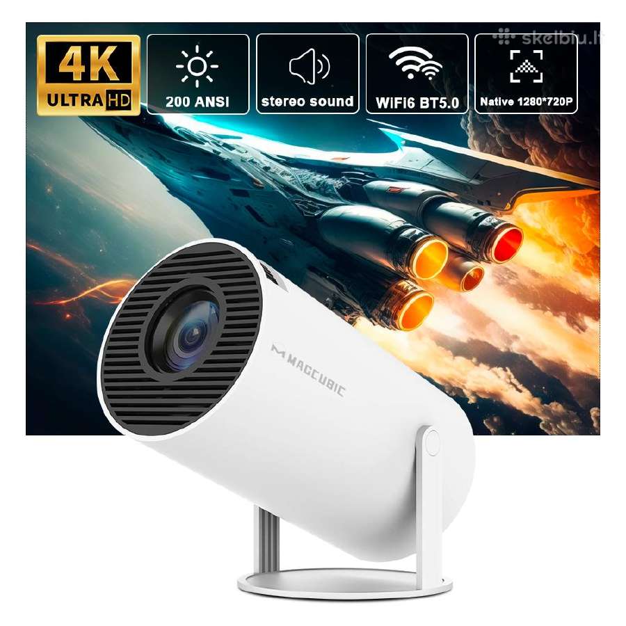 LED projektorius Magcubic su WiFi youtube, netflix