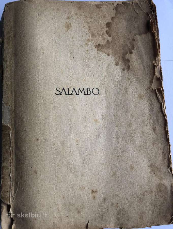 Retro knyga (antikvaras) Salambo 1948m - nuotraukos Nr. 2