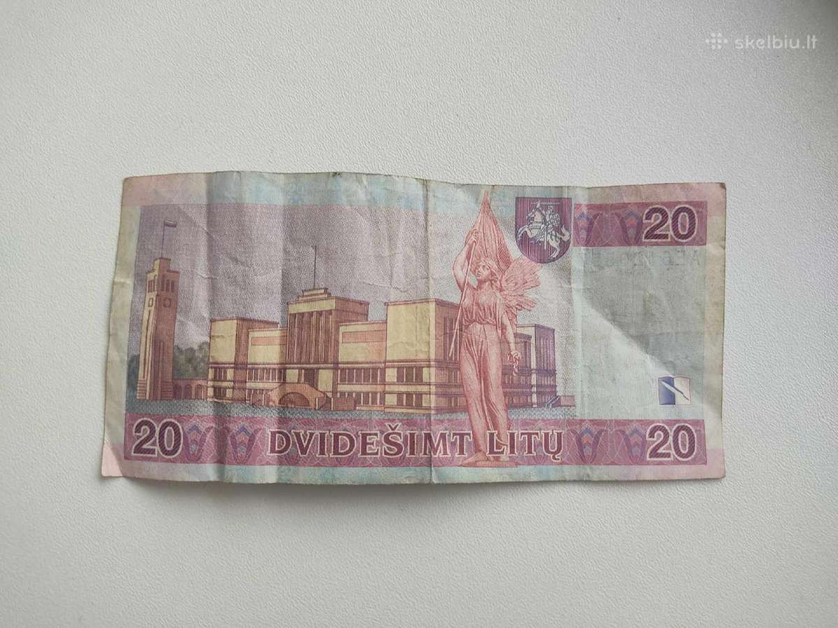 20 litų 2001 metų