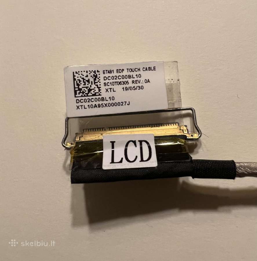 T480s edp kabelis 40 pin - Fru 01yn994 - nuotraukos Nr. 2