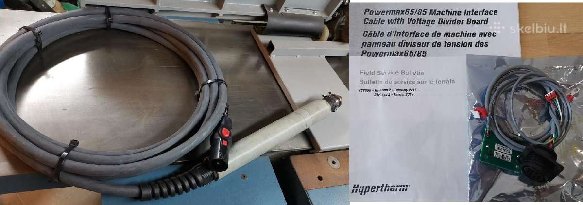 Hypertherm Powermax rankena 125a. Valdymo plokštė