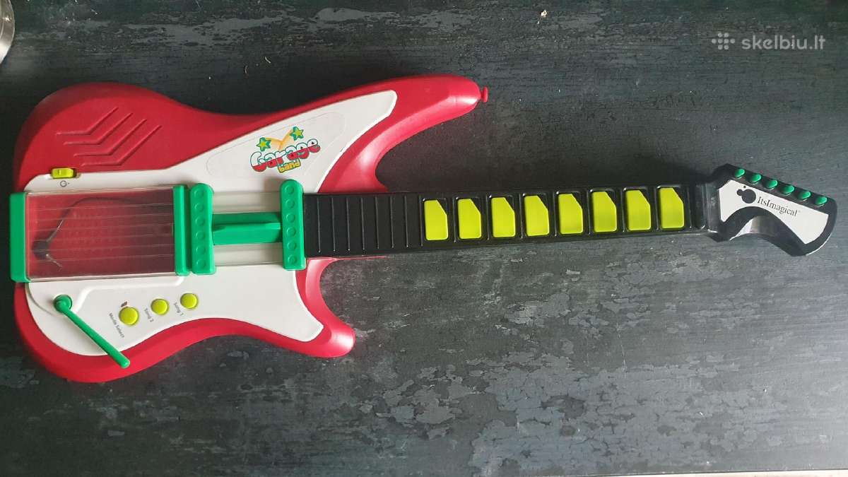 Grojanti mygtukinė gitara, vaikiška