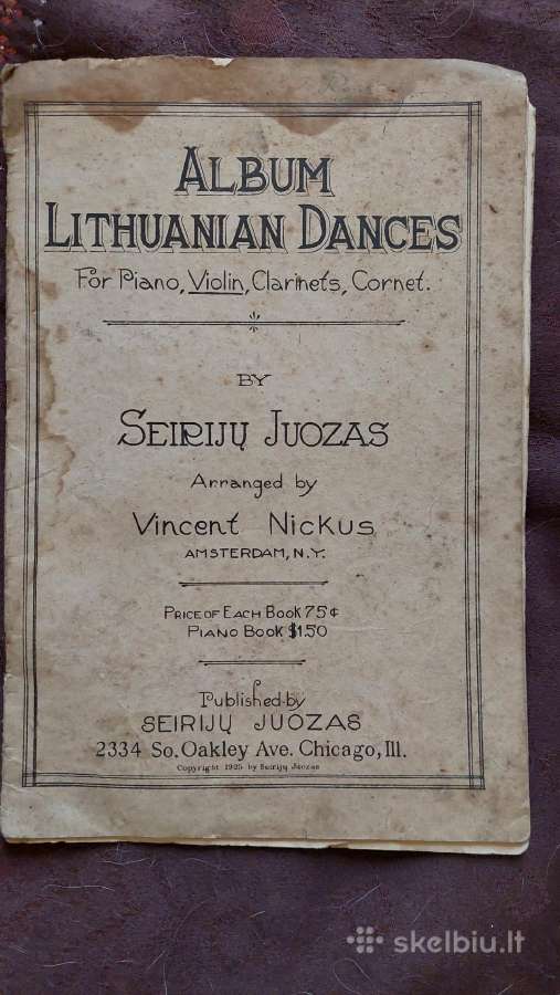 Natos 1925 Lithuanian Dances