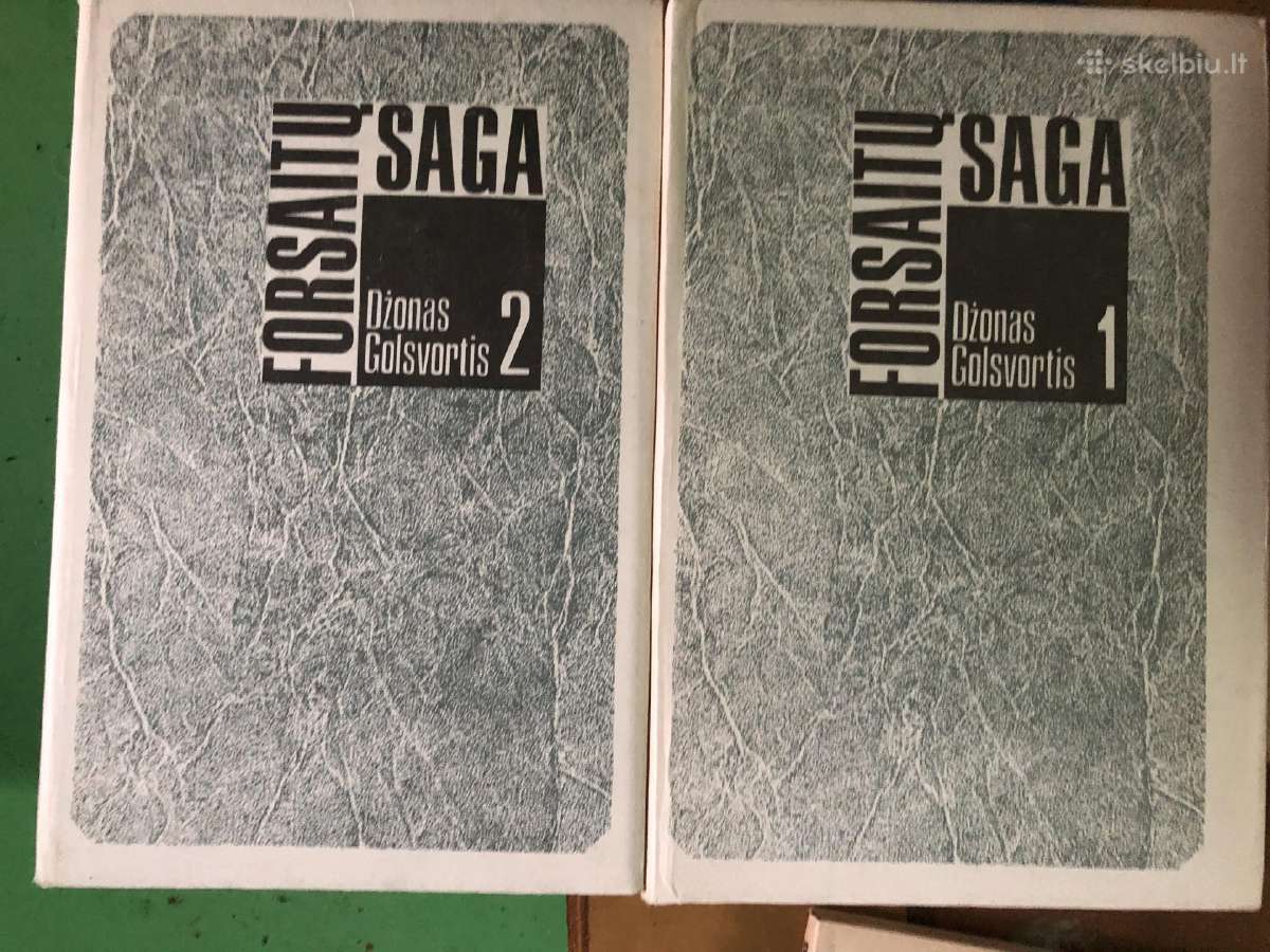 Parduodu naujas Forsaitų saga knygas (2 tomai)