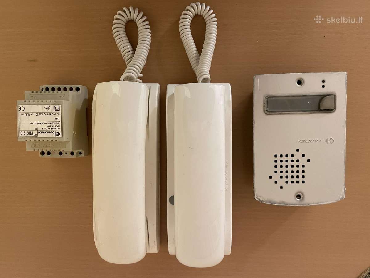 Telefonspynė Farfisa. 2 rageliai+ trafas+ pasikalb