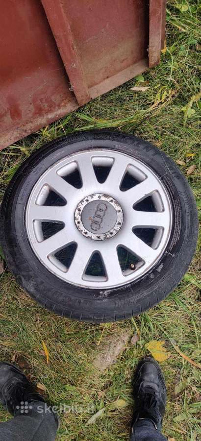 R16 audi ratlankiai su padangom