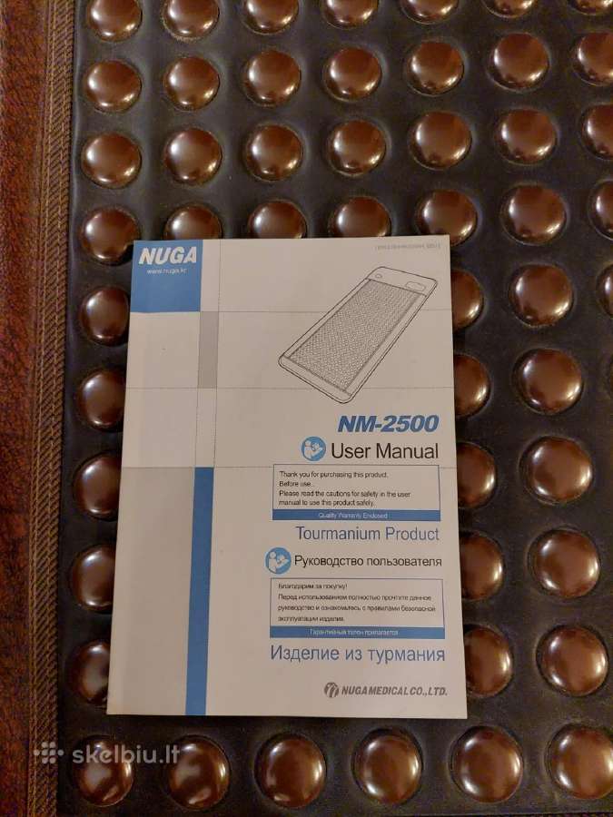 Nuga Best šildantis masažnis kilimas, puiki būklė - nuotraukos Nr. 2