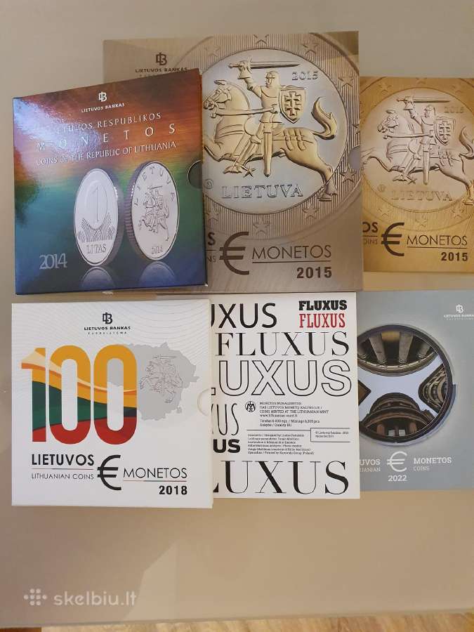 Rinkiniai Lt Monetu 6vnt. Kaina390 Eur. - nuotraukos Nr. 2