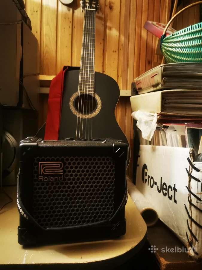 Klasikinė gitara + kolonėlė 'Roland