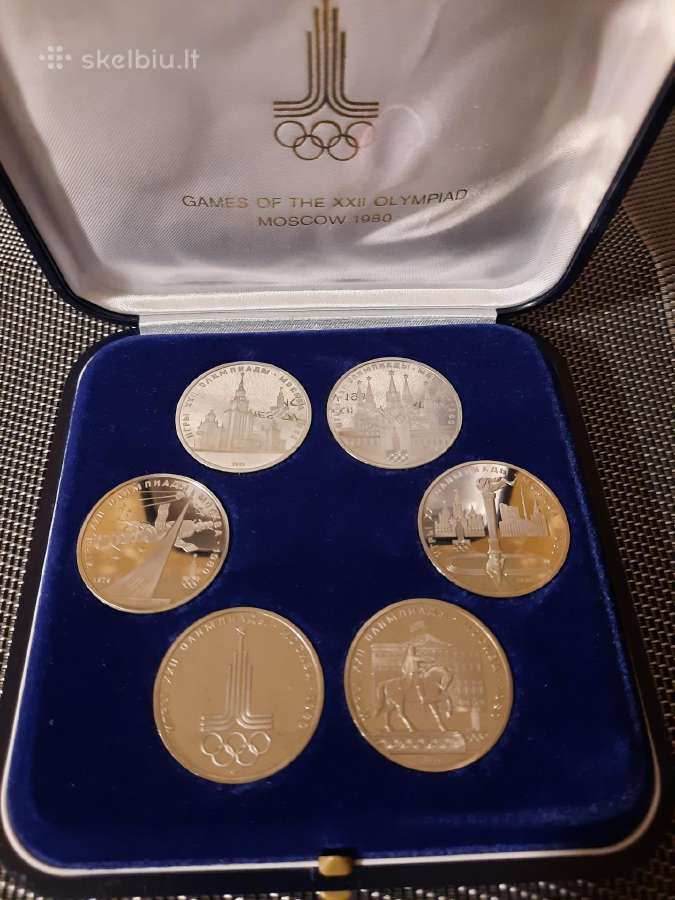 Olimpiada Proof Rubliai 6 vnt - labai retas - nuotraukos Nr. 2