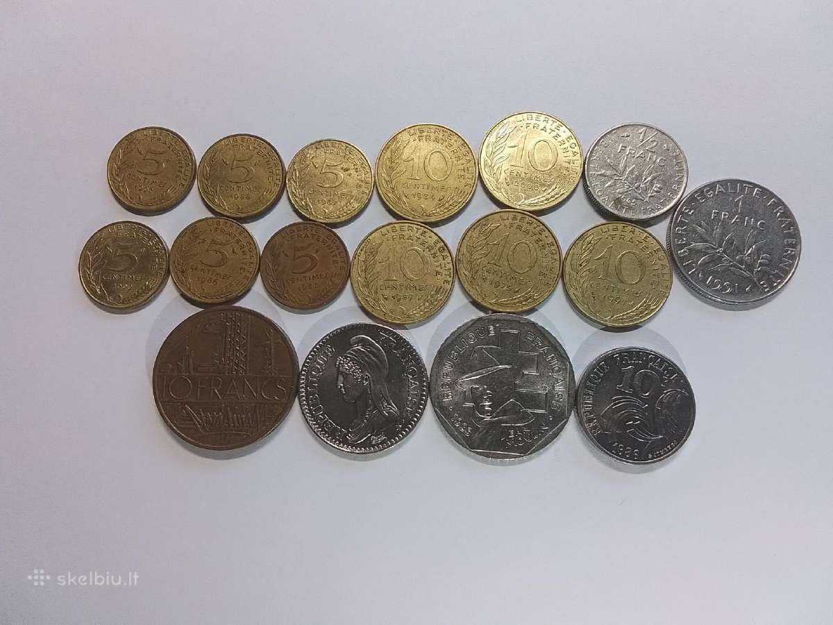 Monetos prancūzija .