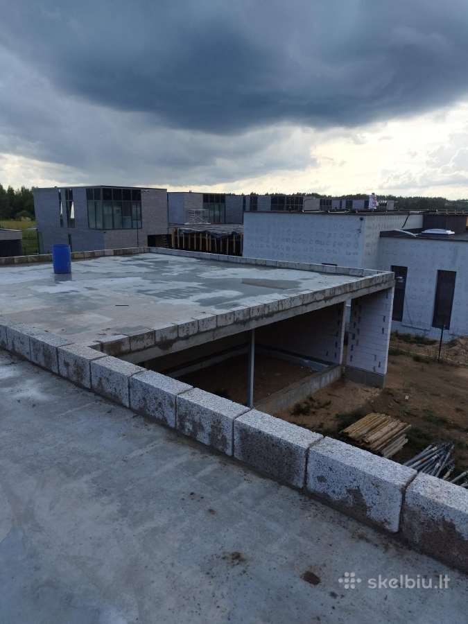 Pamatu, perdangos , sienų betonavimas. - nuotraukos Nr. 4