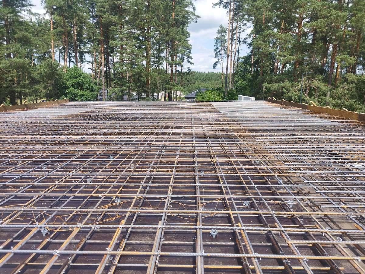 Pamatu, perdangos , sienų betonavimas. - nuotraukos Nr. 7