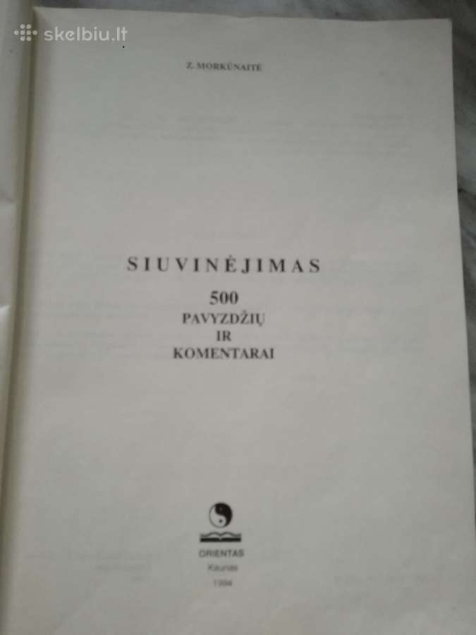 Z.morkunaite siuvinejimas 500 1994 m. - nuotraukos Nr. 4