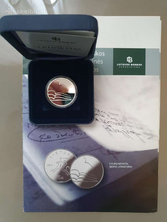 5 Eur. Literaturai 2015 m. kaina 40 Eur