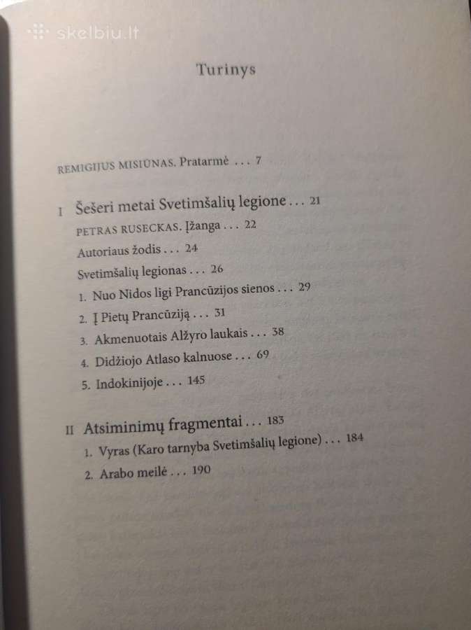 Knyga. Šešeri metai svetimšalių legione - nuotraukos Nr. 2