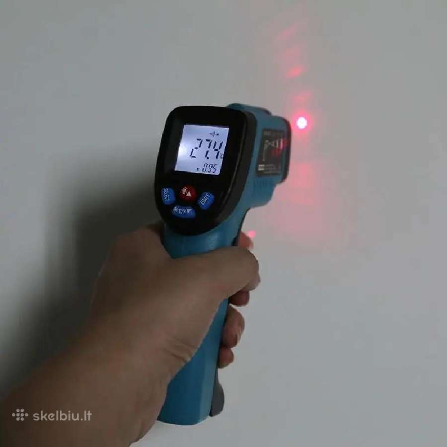 Lazerinis bekontaktis termometras -50 ~ +550c - nuotraukos Nr. 3