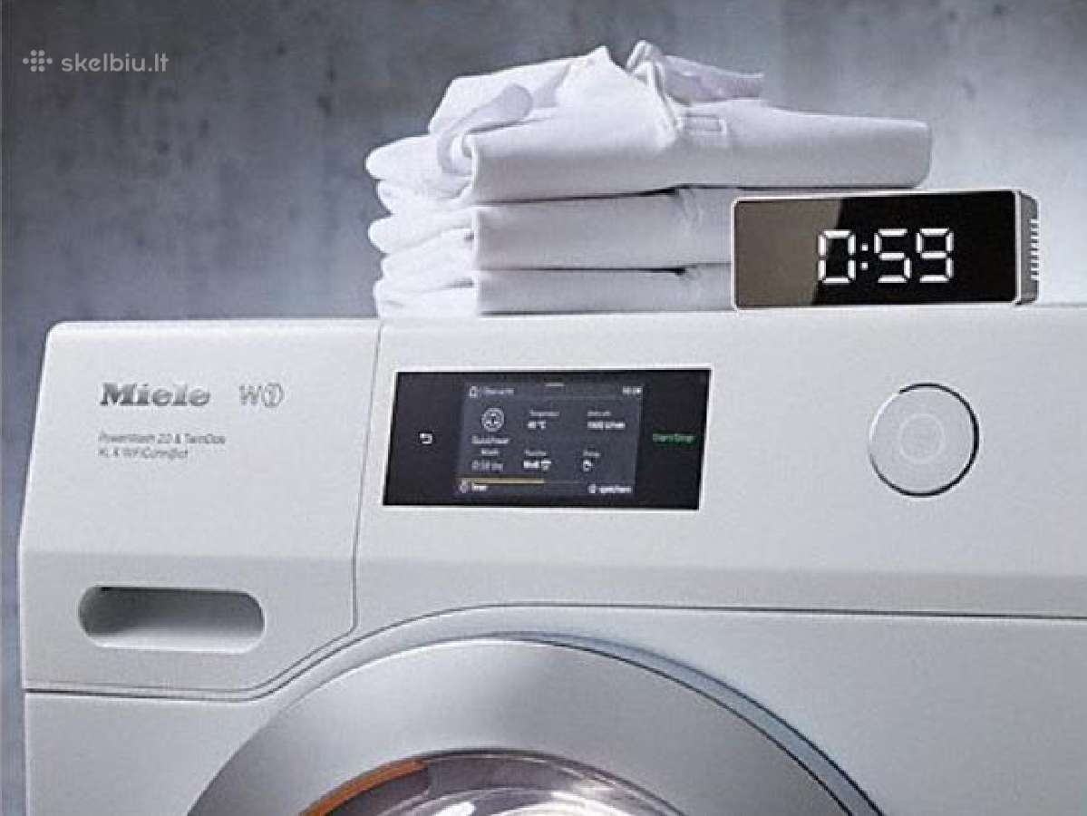 Miele W1 Powerwash 2.0 & Twindos XL 9kg A - nuotraukos Nr. 3