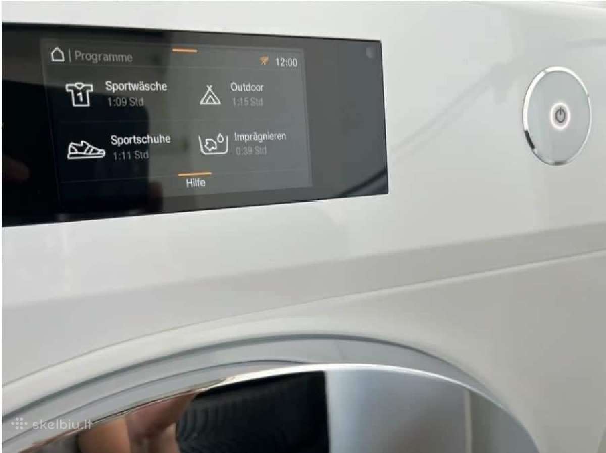 Miele W1 Powerwash 2.0 & Twindos XL 9kg A - nuotraukos Nr. 8