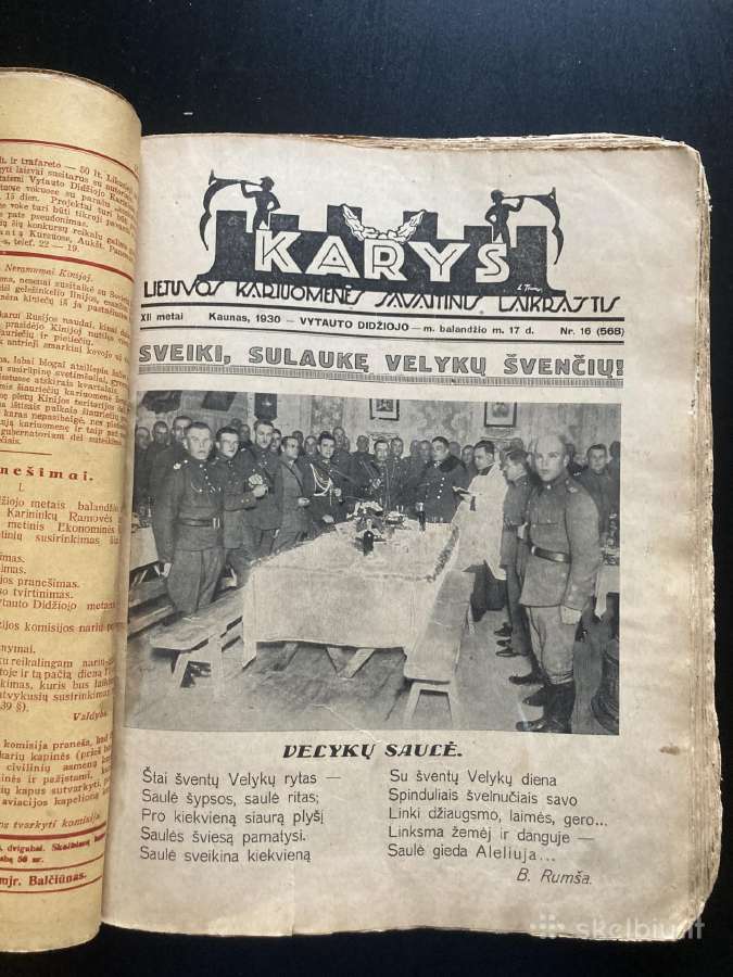 Laikraštis Karys 1930-33 metu - nuotraukos Nr. 5