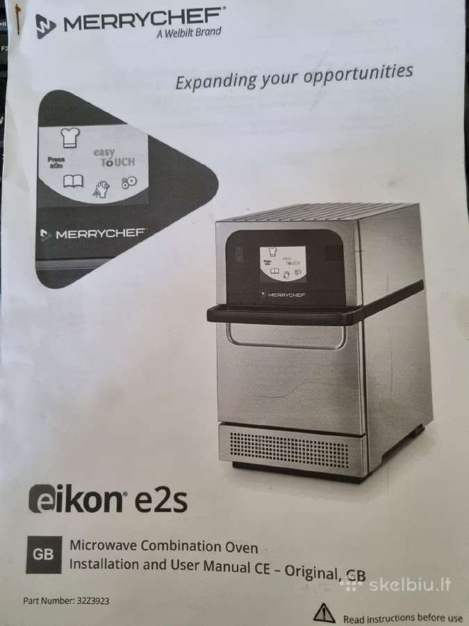 Greito virimo krosnelė Merrychef Eikon e2s - Nauja - nuotraukos Nr. 9