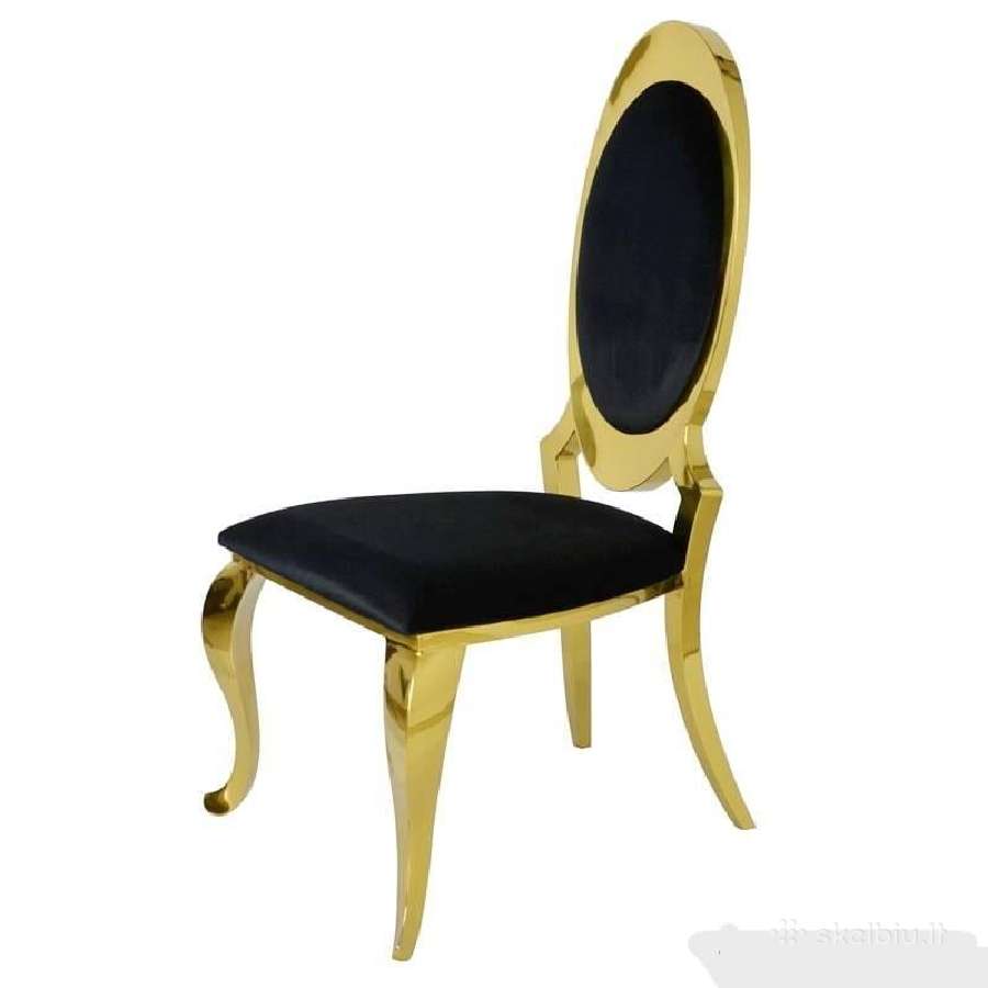 Naujos kėdės auksinėmis plieninėmis kojomis - nuotraukos Nr. 7